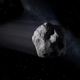 An illustration of an asteroid.